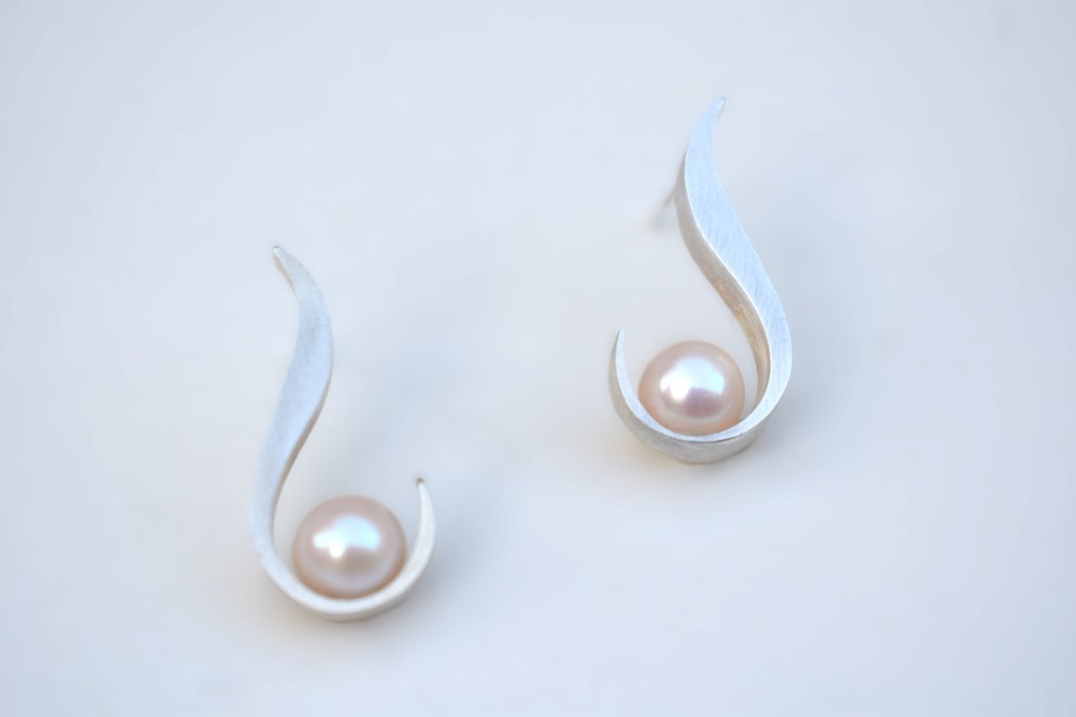 Inner Strength Pearl Earrings - SunTouch Jewelry