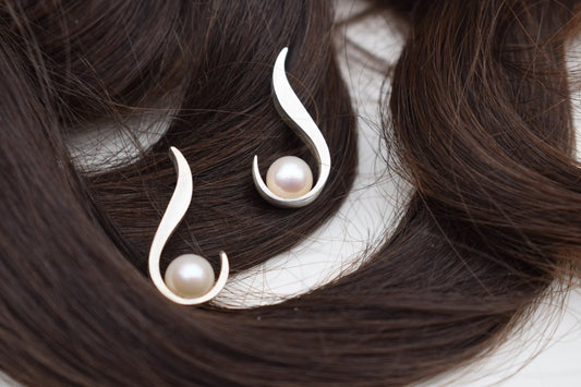 Inner Strength Pearl Earrings - SunTouch Jewelry