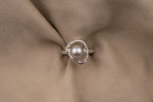 Pearl Nest Ring - SunTouch Jewelry