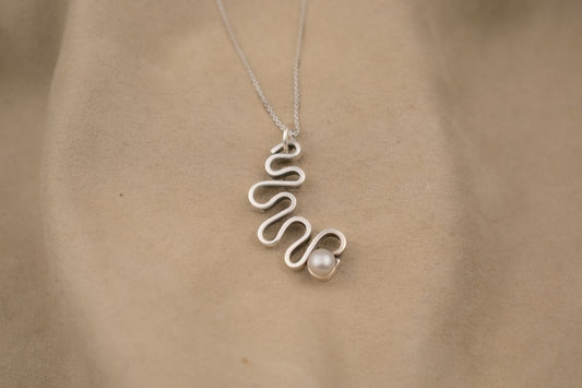 Tide Trace Pearl Pendant - SunTouch Jewelry