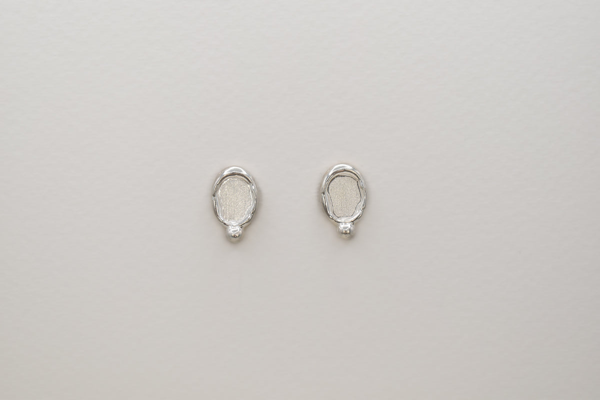 Halo Stud Earrings with Diamond