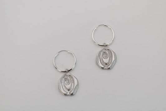 Rosette Hoop Earrings - SunTouch Jewelry