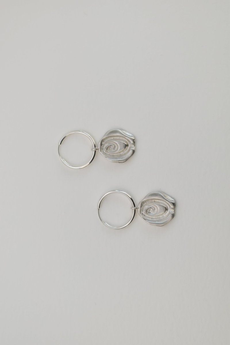 Rosette Hoop Earrings - SunTouch Jewelry