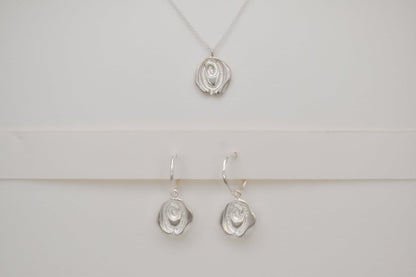 Rosette Hoop Earrings - SunTouch Jewelry