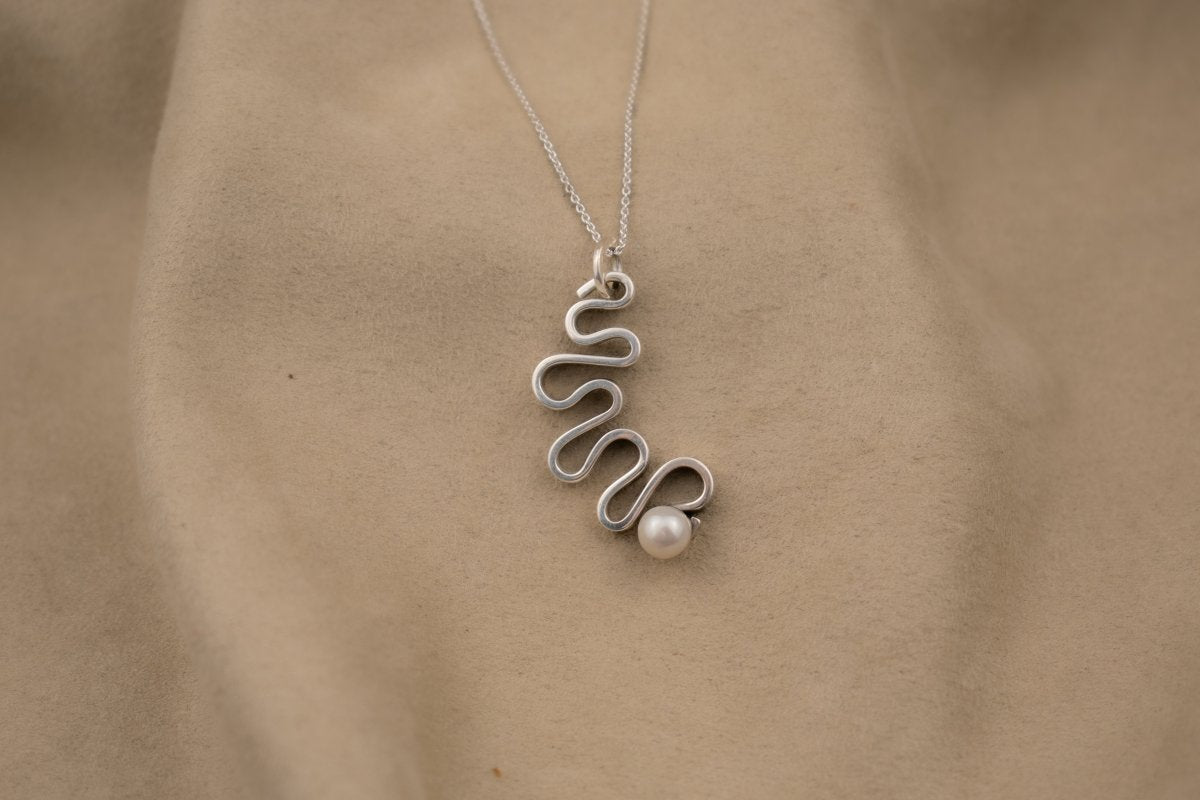 Tide Trace Pearl Pendant - SunTouch Jewelry
