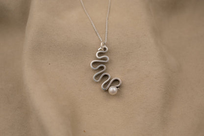Tide Trace Pearl Pendant - SunTouch Jewelry