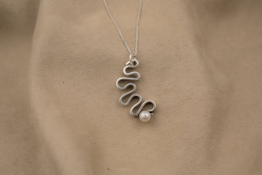 Tide Trace Pearl Pendant - SunTouch Jewelry