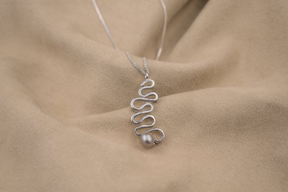 Tide Trace Pearl Pendant - SunTouch Jewelry