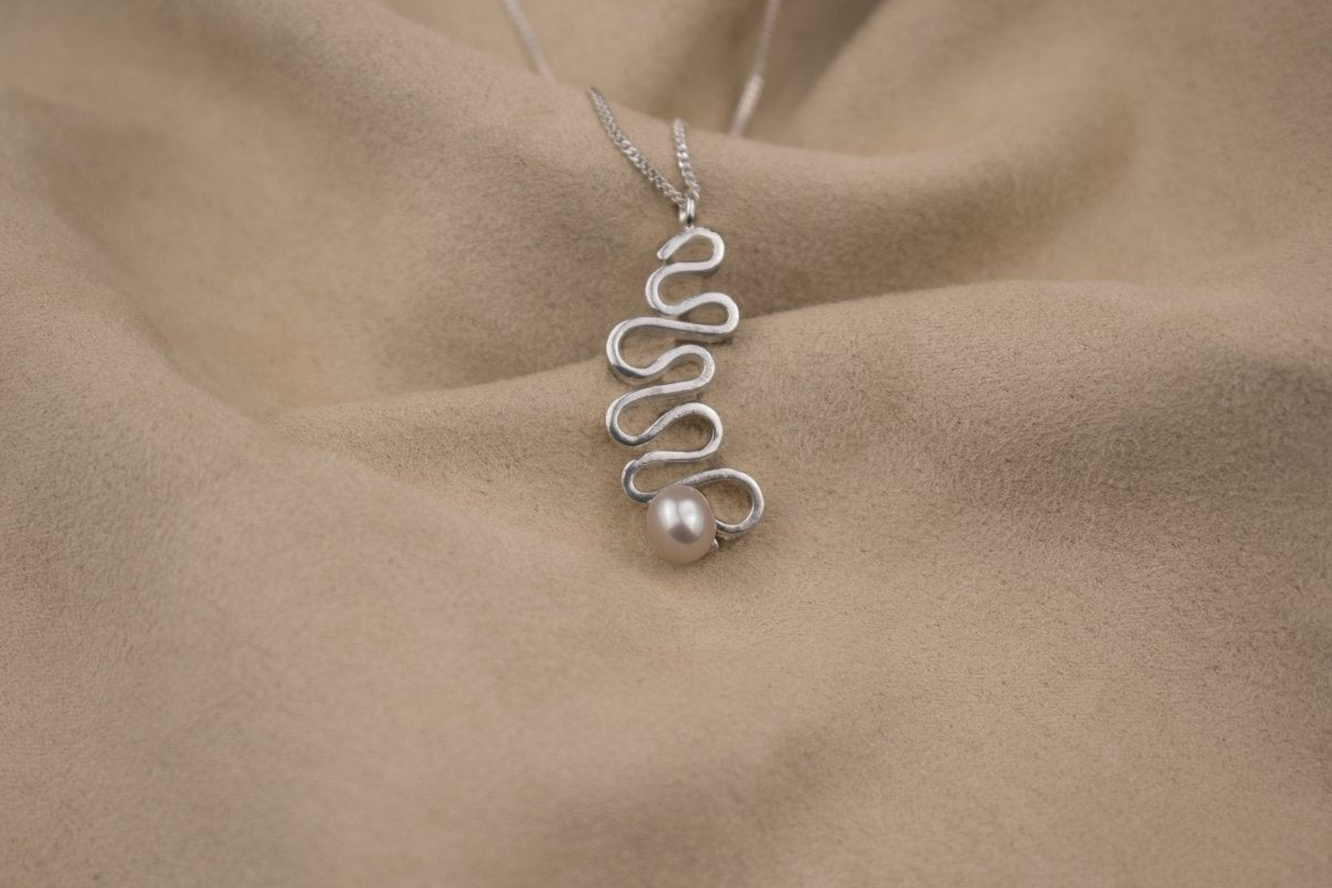 Tide Trace Pearl Pendant - SunTouch Jewelry