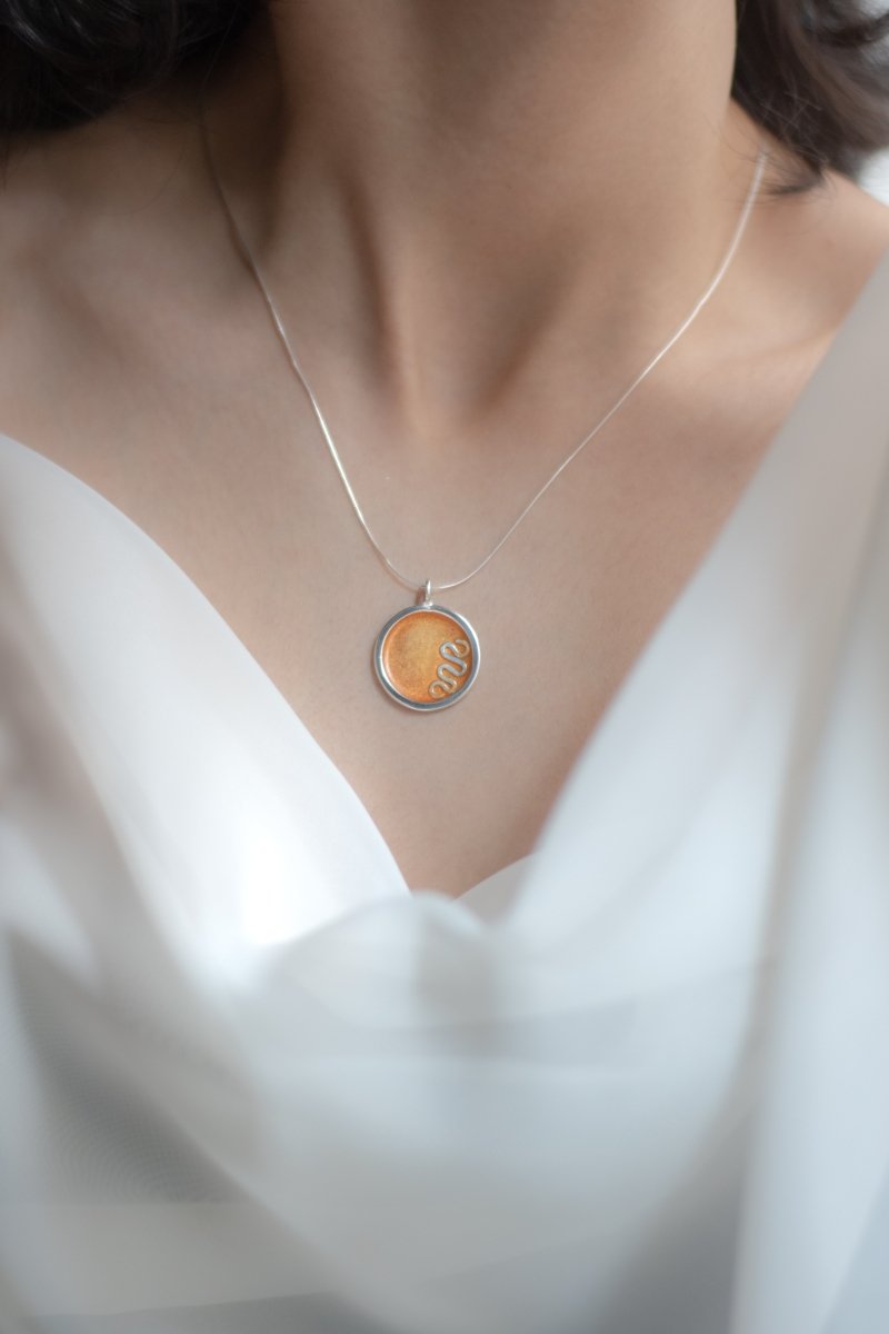 Tide Trace Resin Pendant - SunTouch Jewelry