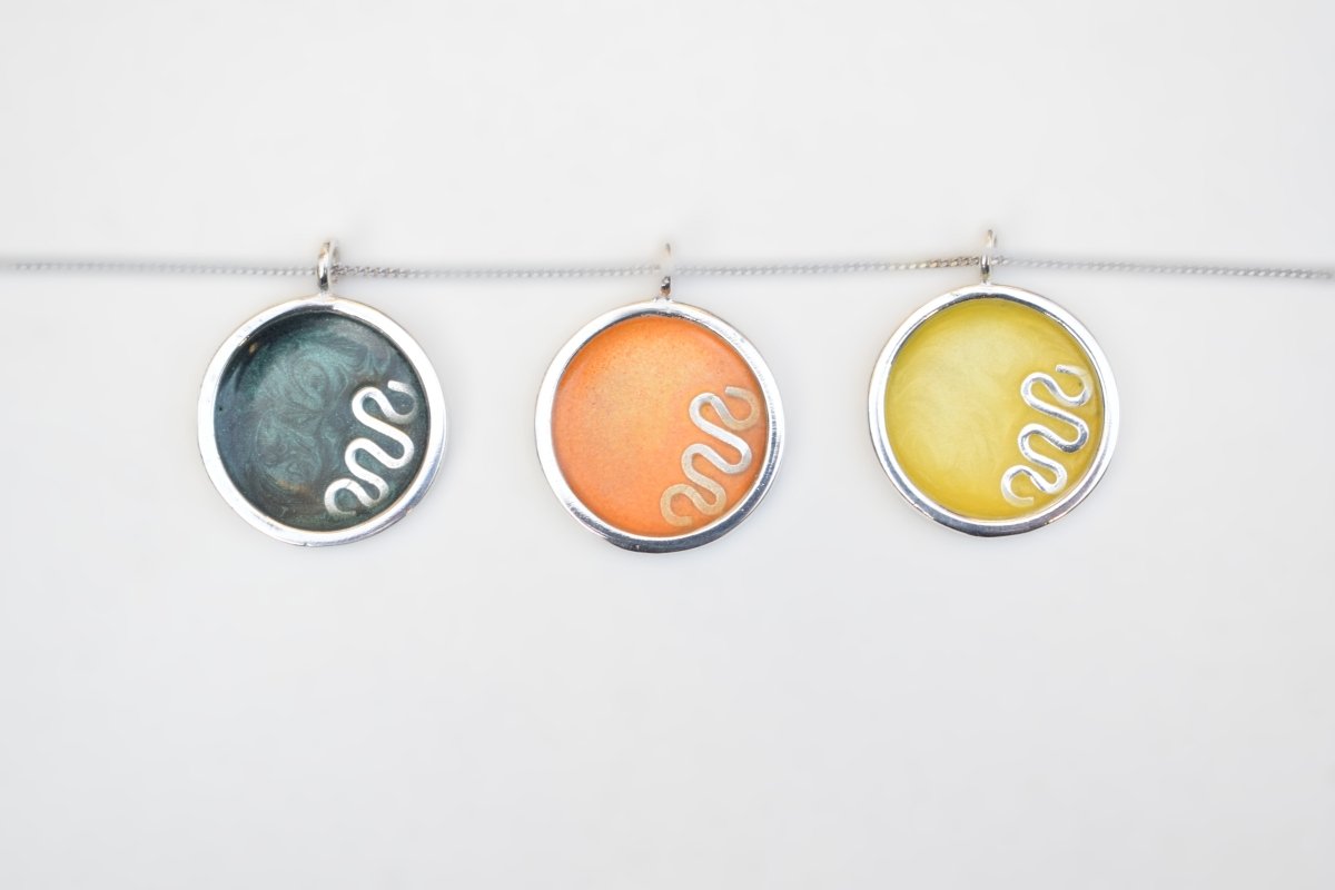 Tide Trace Resin Pendant - SunTouch Jewelry