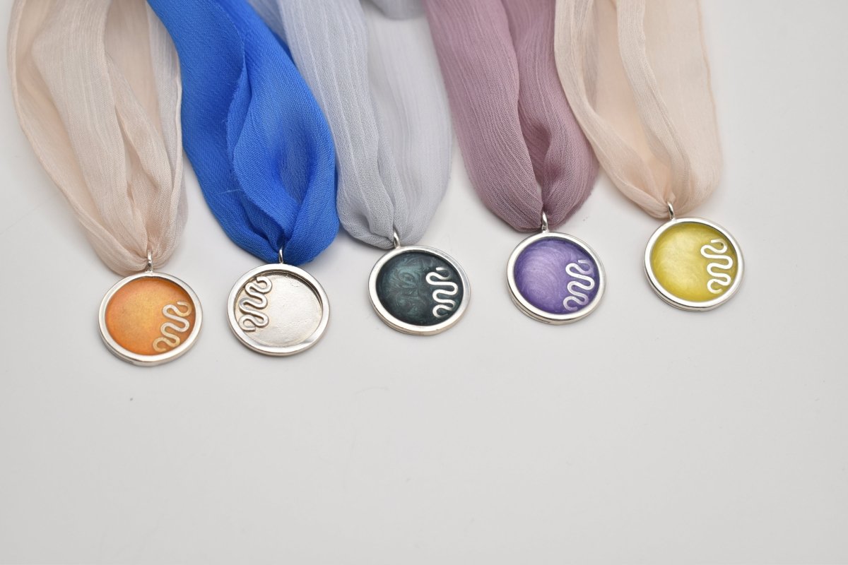 Tide Trace Resin Pendant - SunTouch Jewelry
