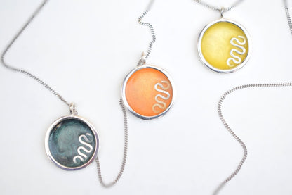 Tide Trace Resin Pendant - SunTouch Jewelry