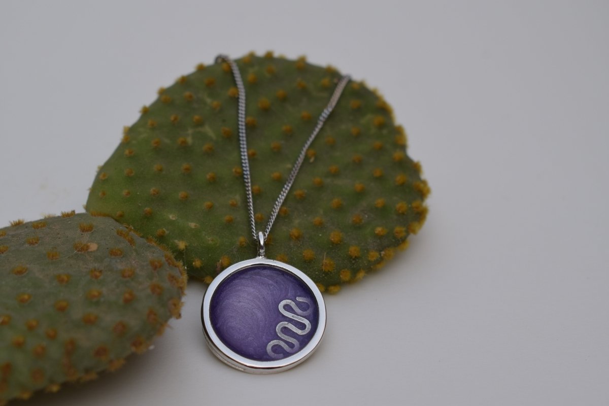 Tide Trace Resin Pendant - SunTouch Jewelry